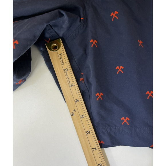 The North Face Swim Trunks Class V All Over Axe Print Lined Stretch Mens XL - Picture 5 of 15